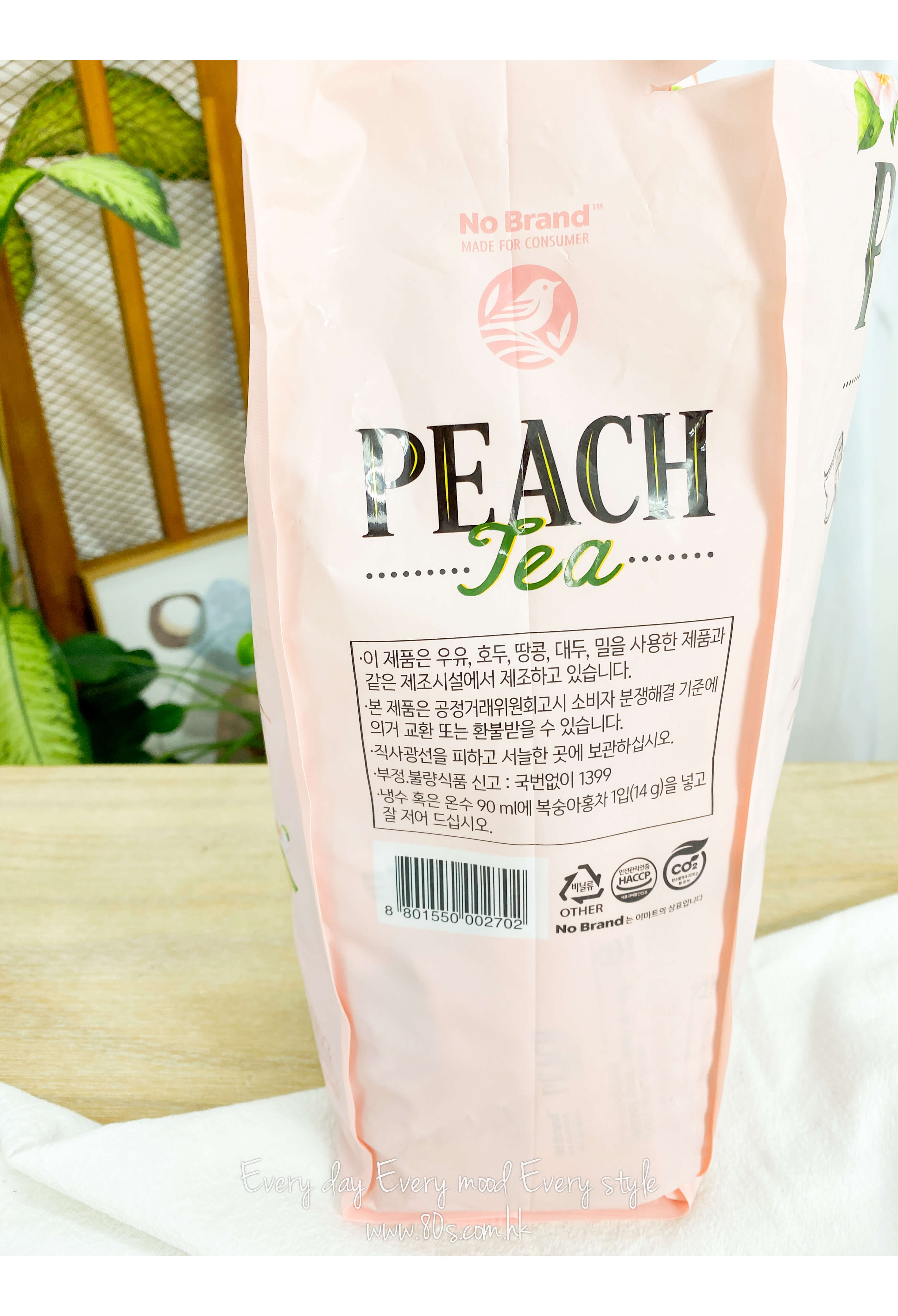 31 1100韓國no Brand Peach Tea 10包裝set